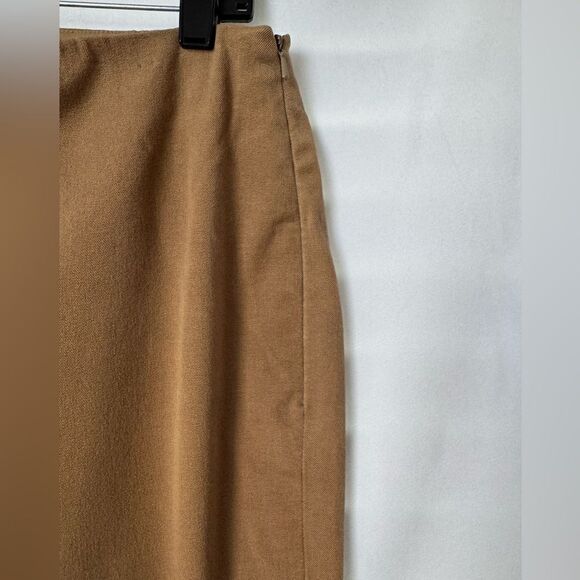 Lauren Ralph Lauren Pants Womens Size 12 Tan Stretchy Slim Ankle Side Zip Preppy - Picture 4 of 7
